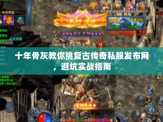 十年骨灰教你挑复古传奇私服发布网，避坑实战指南