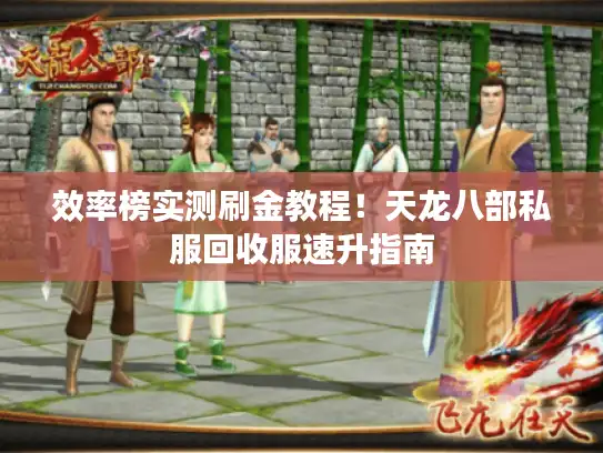效率榜实测刷金教程！天龙八部私服回收服速升指南