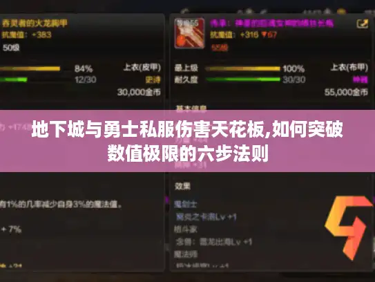 地下城与勇士私服伤害天花板,如何突破数值极限的六步法则