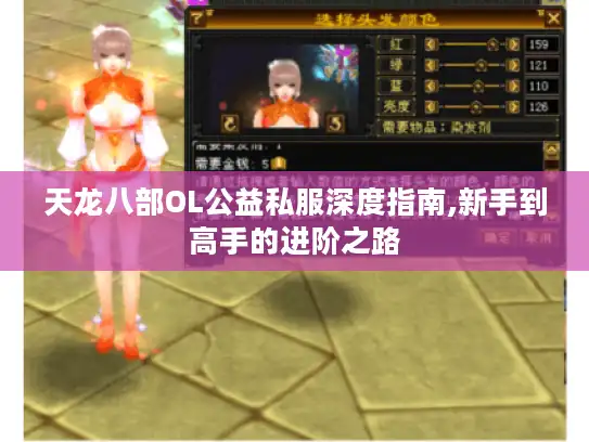 天龙八部OL公益私服深度指南,新手到高手的进阶之路