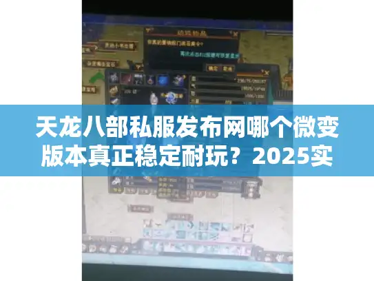 天龙八部私服发布网哪个微变版本真正稳定耐玩？2025实测筛选术