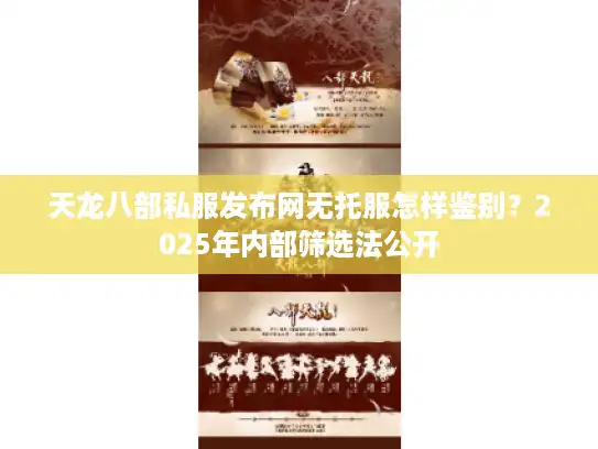 天龙八部私服发布网无托服怎样鉴别？2025年内部筛选法公开