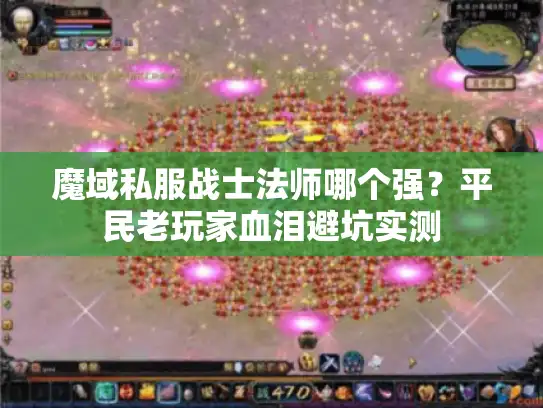 魔域私服战士法师哪个强？平民老玩家血泪避坑实测