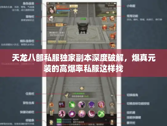 天龙八部私服独家副本深度破解，爆真元装的高爆率私服这样找