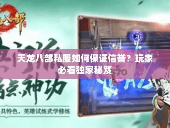 天龙八部私服如何保证信誉？玩家必看独家秘笈