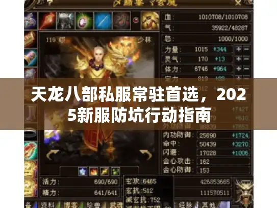 天龙八部私服常驻首选,2025新服防坑行动指南 天龙八部私服常驻首选,2025新服防坑行动指南