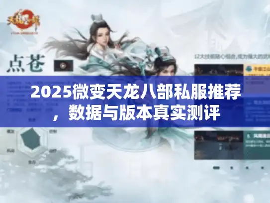 2025微变天龙八部私服推荐，数据与版本真实测评