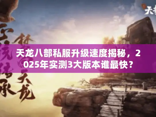 天龙八部私服升级速度揭秘，2025年实测3大版本谁最快？