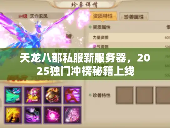 天龙八部私服新服务器,2025独门冲榜秘籍上线 天龙八部私服新服务器,2025独门冲榜秘籍上线