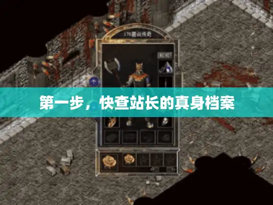 第一步，快查站长的真身档案