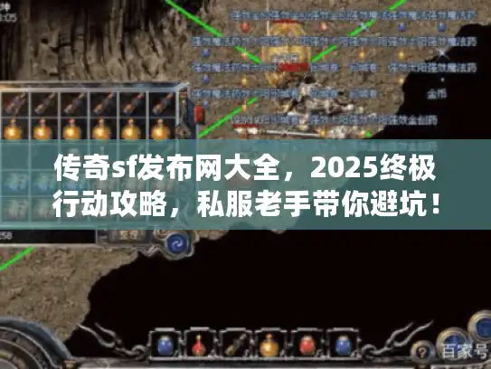 传奇sf发布网大全，2025终极行动攻略，私服老手带你避坑！