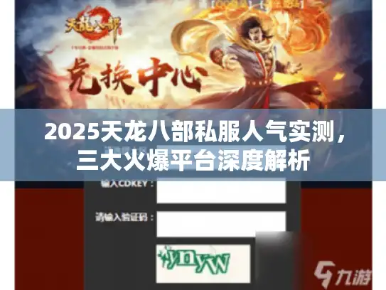 2025天龙八部私服人气实测，三大火爆平台深度解析