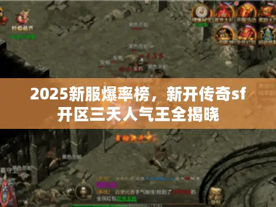 2025新服爆率榜，新开传奇sf开区三天人气王全揭晓