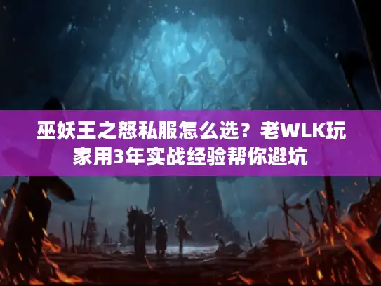 巫妖王之怒私服怎么选？老WLK玩家用3年实战经验帮你避坑
