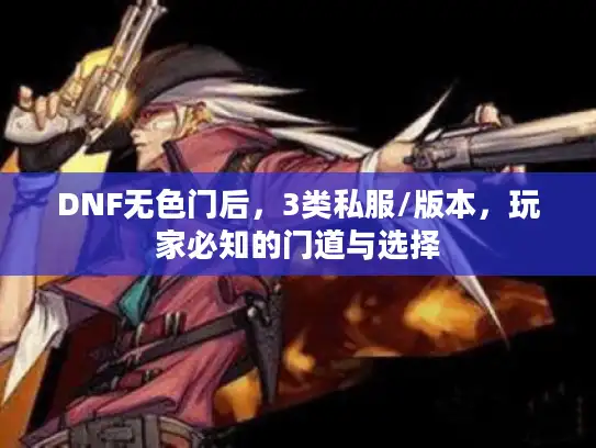 DNF无色门后，3类私服/版本，玩家必知的门道与选择