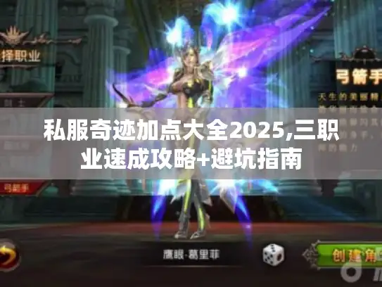 私服奇迹加点大全2025,三职业速成攻略+避坑指南