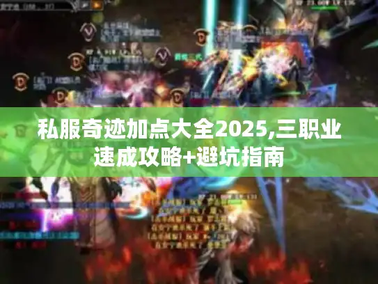私服奇迹加点大全2025,三职业速成攻略+避坑指南