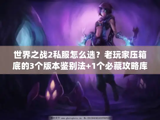 世界之战2私服怎么选？老玩家压箱底的3个版本鉴别法+1个必藏攻略库