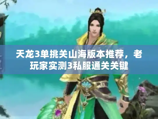 天龙3单挑关山海版本推荐，老玩家实测3私服通关关键