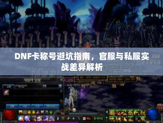 DNF卡称号避坑指南，官服与私服实战差异解析