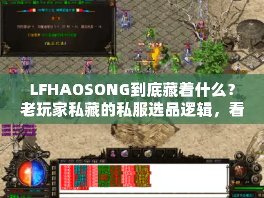 LFHAOSONG到底藏着什么？老玩家私藏的私服选品逻辑，看完少走3个月弯路