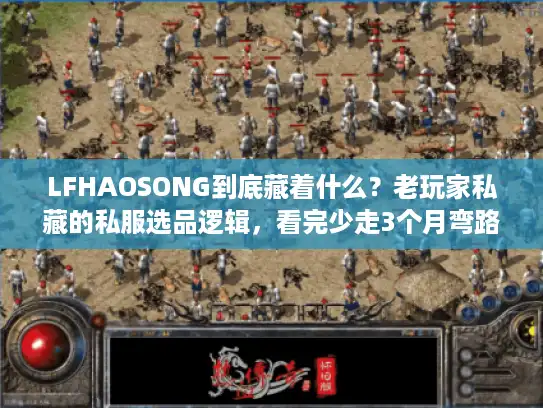 LFHAOSONG到底藏着什么？老玩家私藏的私服选品逻辑，看完少走3个月弯路