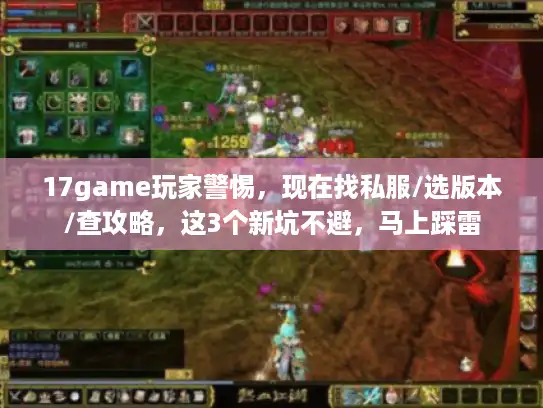 17game玩家警惕，现在找私服/选版本/查攻略，这3个新坑不避，马上踩雷