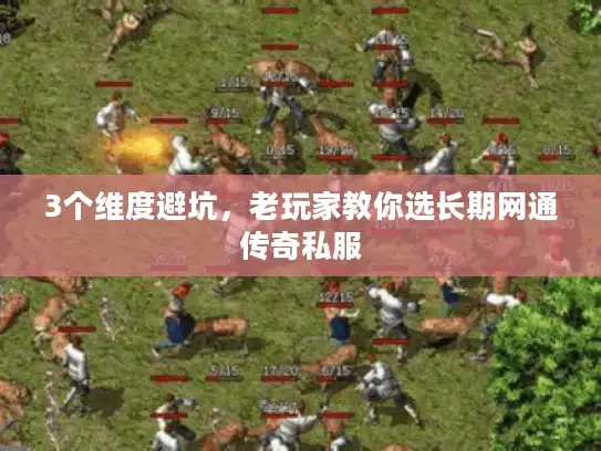 3个维度避坑,老玩家教你选长期网通传奇私服 3个维度避坑,老玩家教你选长期网通传奇私服