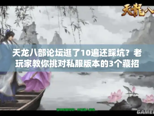 天龙八部论坛逛了10遍还踩坑？老玩家教你挑对私服版本的3个藏招