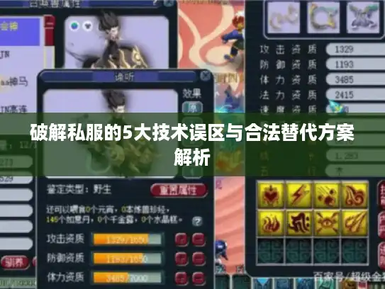 破解私服的5大技术误区与合法替代方案解析