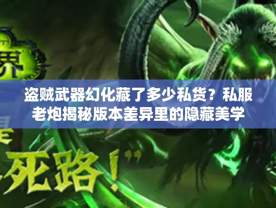 盗贼武器幻化藏了多少私货？私服老炮揭秘版本差异里的隐藏美学