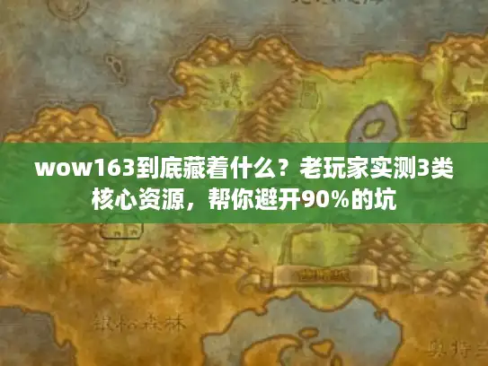 wow163到底藏着什么？老玩家实测3类核心资源，帮你避开90%的坑