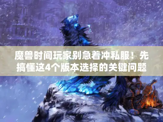 魔兽时间玩家别急着冲私服！先搞懂这4个版本选择的关键问题