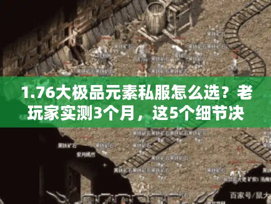 1.76大极品元素私服怎么选？老玩家实测3个月，这5个细节决定你会不会白肝