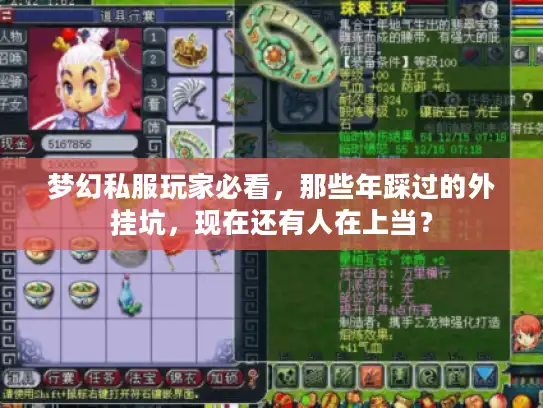 梦幻私服玩家必看，那些年踩过的外挂坑，现在还有人在上当？