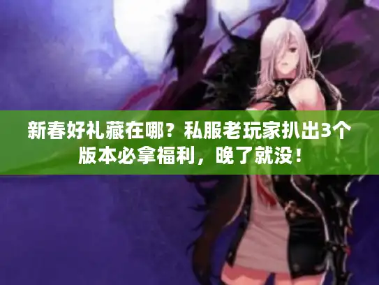新春好礼藏在哪？私服老玩家扒出3个版本必拿福利，晚了就没！