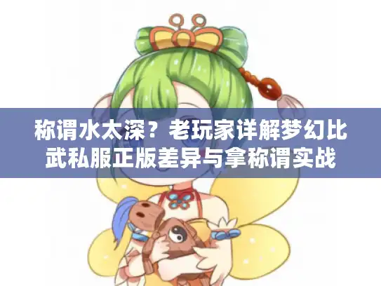 称谓水太深？老玩家详解梦幻比武私服正版差异与拿称谓实战