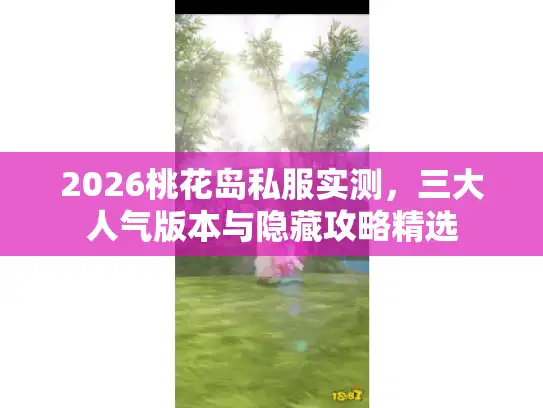 2026桃花岛私服实测，三大人气版本与隐藏攻略精选