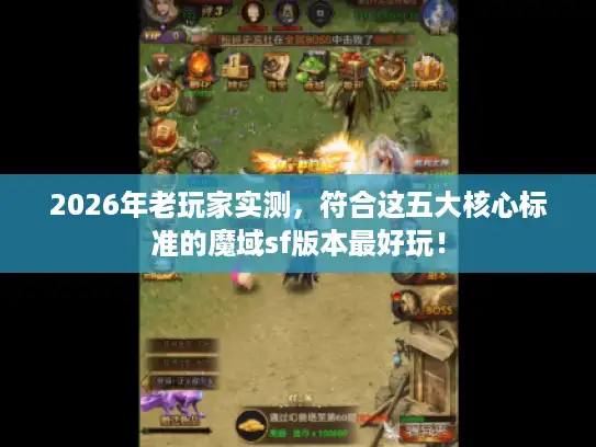 2026年老玩家实测，符合这五大核心标准的魔域sf版本最好玩！
