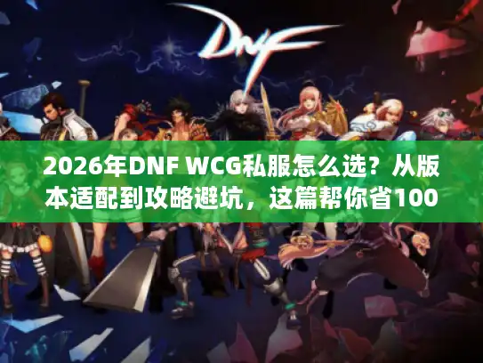 2026年DNF WCG私服怎么选？从版本适配到攻略避坑，这篇帮你省100小时