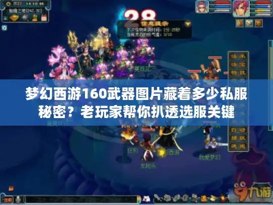 梦幻西游160武器图片藏着多少私服秘密？老玩家帮你扒透选服关键