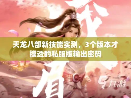 天龙八部新技能实测，3个版本才摸透的私服版输出密码
