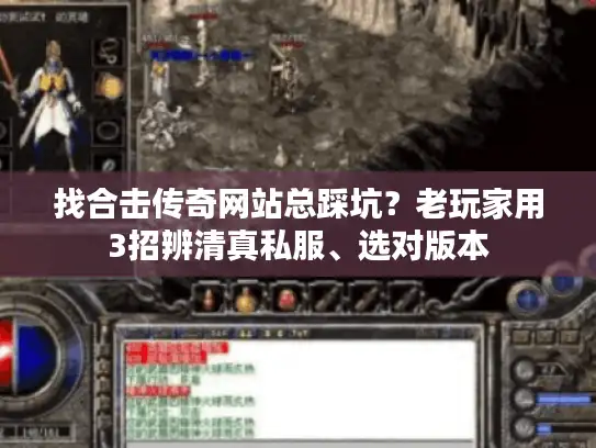 找合击传奇网站总踩坑?老玩家用3招辨清真私服、选对版本 找合击传奇网站总踩坑?老玩家用3招辨清真私服、选对版本