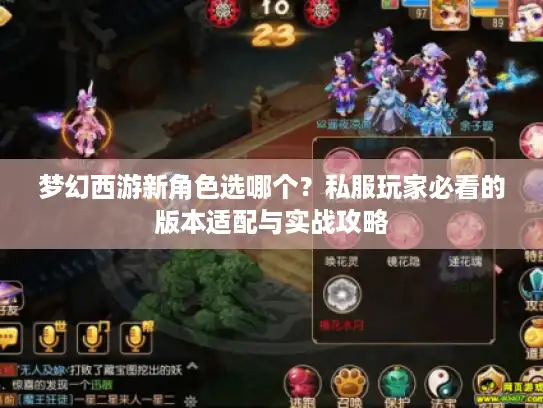 梦幻西游新角色选哪个？私服玩家必看的版本适配与实战攻略