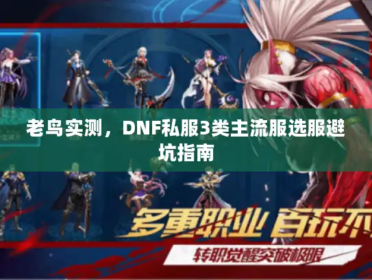 老鸟实测，DNF私服3类主流服选服避坑指南