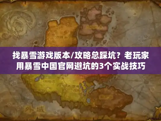 找暴雪游戏版本/攻略总踩坑？老玩家用暴雪中国官网避坑的3个实战技巧