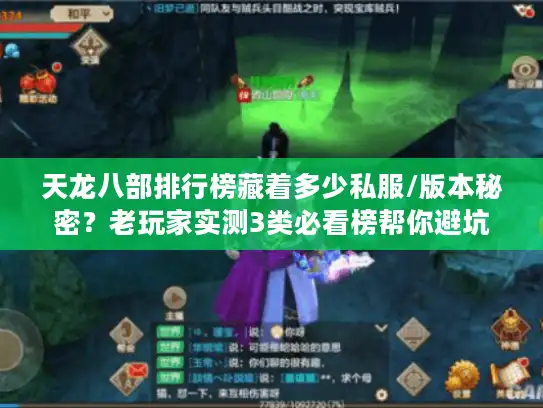 天龙八部排行榜藏着多少私服/版本秘密?老玩家实测3类必看榜帮你避坑 天龙八部排行榜藏着多少私服/版本秘密?老玩家实测3类必看榜帮你避坑