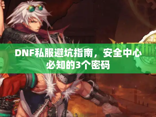 DNF私服避坑指南，安全中心必知的3个密码