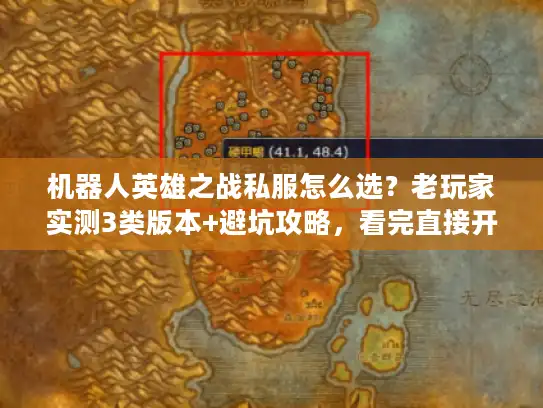 机器人英雄之战私服怎么选？老玩家实测3类版本+避坑攻略，看完直接开玩