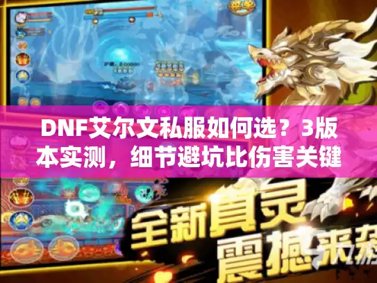 DNF艾尔文私服如何选？3版本实测，细节避坑比伤害关键